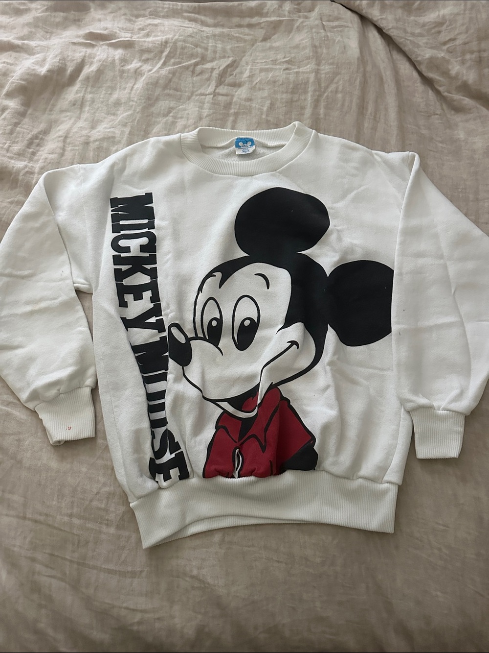 vintage 90s mickey sweatshirt
